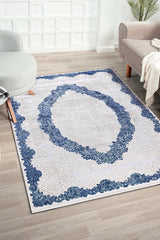 Elkenz EK012 Beyaz Uzun Ömürlü Yumuşak Dokulu Halı