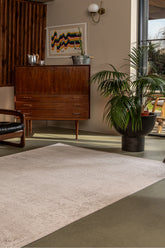 Gallery 1303 Bej Uzun Ömürlü Yumuşak Dokulu Halı