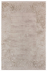 Gallery A0241 Bej Uzun Ömürlü Yumuşak Dokulu Halı