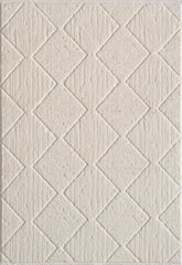 Jolly JL001 Krem Yumuşak Dokulu Halı Makine Halısı