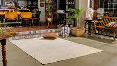 Jolly JL001 Krem Yumuşak Dokulu Halı Makine Halısı