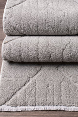 Jolly JL002 Gri Yumuşak Dokulu Halı Makine Halısı