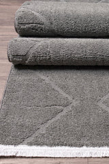 Jolly JL003 Antrasit Yumuşak Dokulu Halı Makine Halısı