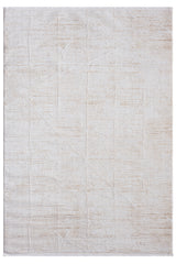 Kadifem KD001 Krem Yumuşak Dokulu Halı Makine Halısı