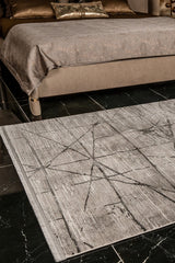 Kadifem KD002 Gri Yumuşak Dokulu Halı Makine Halısı