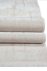 Kadifem KD003 Krem Yumuşak Dokulu Halı Makine Halısı