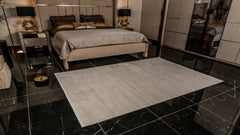 Kadifem KD003 Krem Yumuşak Dokulu Halı Makine Halısı