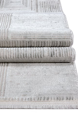 Kadifem KD005 Gri Yumuşak Dokulu Halı Makine Halısı