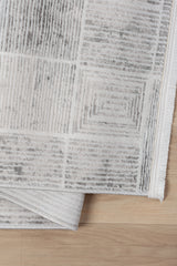 Kadifem KD005 Gri Yumuşak Dokulu Halı Makine Halısı