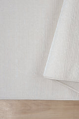 Kadifem KD006 Krem Yumuşak Dokulu Halı Makine Halısı