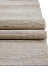 Kadifem KD007 Bej Yumuşak Dokulu Halı Makine Halısı