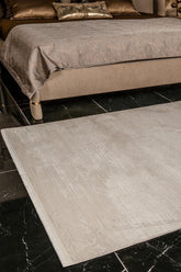 Kadifem KD007 Bej Yumuşak Dokulu Halı Makine Halısı