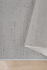 Kadifem KD008 Gri Yumuşak Dokulu Halı Makine Halısı