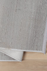 Kadifem KD008 Gri Yumuşak Dokulu Halı Makine Halısı