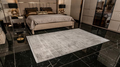 Kadifem KD010 Krem Yumuşak Dokulu Halı Makine Halısı