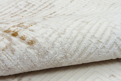 Kadifem KD011 Bej Yumuşak Dokulu Halı Makine Halısı