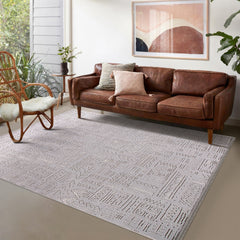 Loopo LP001 Gri Hav Toz Vermez Halı Makine Halısı