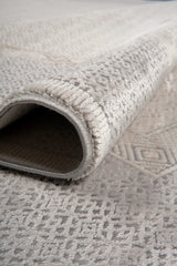 Mazzini 1477 Gri Uzun Ömürlü Yumuşak Dokulu Halı