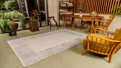 Mazzini 1477 Gri Uzun Ömürlü Yumuşak Dokulu Halı