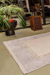 Mazzini 1477 Gri Uzun Ömürlü Yumuşak Dokulu Halı