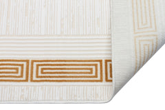 Mazzini 1482 Krem Uzun Ömürlü Yumuşak Dokulu Halı