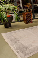 Mazzini 1483 Gri Uzun Ömürlü Yumuşak Dokulu Halı