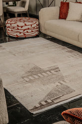 Mexx MX006 Bej Hav Toz Vermez Halı Makine Halısı