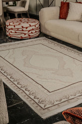 Mexx MX008 Bej Hav Toz Vermez Halı Makine Halısı