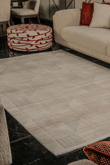 Mexx MX011 Bej Hav Toz Vermez Halı Makine Halısı