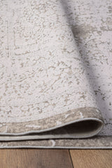 Modern MD001 Bej Uzun Ömürlü Yumuşak Dokulu Halı