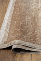 Modern MD002 Bej Uzun Ömürlü Yumuşak Dokulu Halı