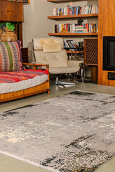 Modern MD009 Bej Uzun Ömürlü Yumuşak Dokulu Halı