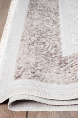 Nar A0205 Bej Uzun Ömürlü Yumuşak Dokulu Halı Makine Halısı