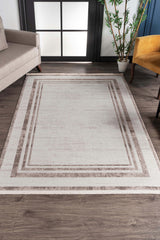 Nar A0230 Bej Uzun Ömürlü Yumuşak Dokulu Halı Makine Halısı