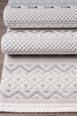 Nar A0235 Gri Uzun Ömürlü Yumuşak Dokulu Halı Makine Halısı