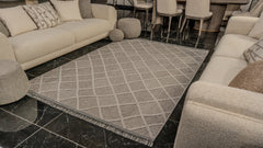 Natura 9964 Gri Hav Toz Vermez Yumuşak Dokulu Halı