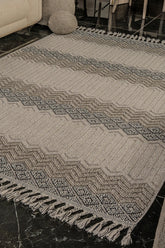 Natura 9965 Bej Hav Toz Vermez Yumuşak Dokulu Halı