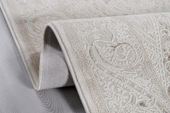 Nazende NZ005 Bej Yumuşak Dokulu Halı Makine Halısı