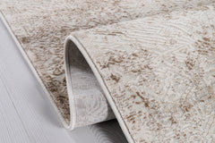 Nazende NZ009 Bej Yumuşak Dokulu Halı Makine Halısı