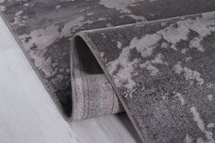 Poema PO001 Gri Uzun Ömürlü Yumuşak Dokulu Halı