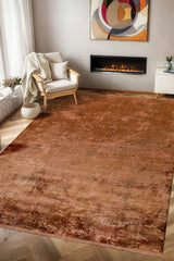 Poema PO004 Kahverengi Uzun Ömürlü Yumuşak Dokulu Halı