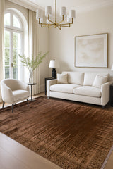 Poema PO005 Kahverengi Uzun Ömürlü Yumuşak Dokulu Halı