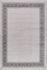 Serenat SE004 Krem-Antrasit Uzun Ömürlü Yumuşak Dokulu Halı