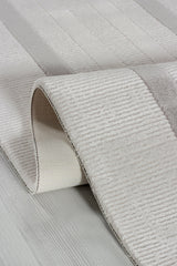 Serenat SE006 Krem-Antrasit Uzun Ömürlü Yumuşak Dokulu Halı