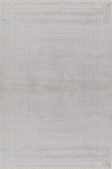 Serenat SE007 Beyaz Uzun Ömürlü Yumuşak Dokulu Halı