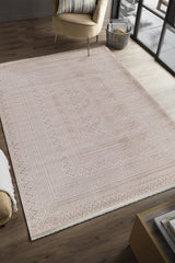 Serenat SE008 Bej Uzun Ömürlü Yumuşak Dokulu Halı