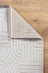 Trendo TR001 Gri Yumuşak Dokulu Halı Makine Halısı