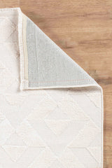 Trendo TR004 Bej Yumuşak Dokulu Halı Makine Halısı