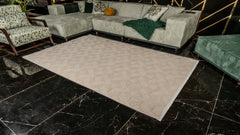 Trendo TR004 Bej Yumuşak Dokulu Halı Makine Halısı