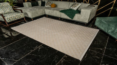 Trendo TR005 Krem Yumuşak Dokulu Halı Makine Halısı